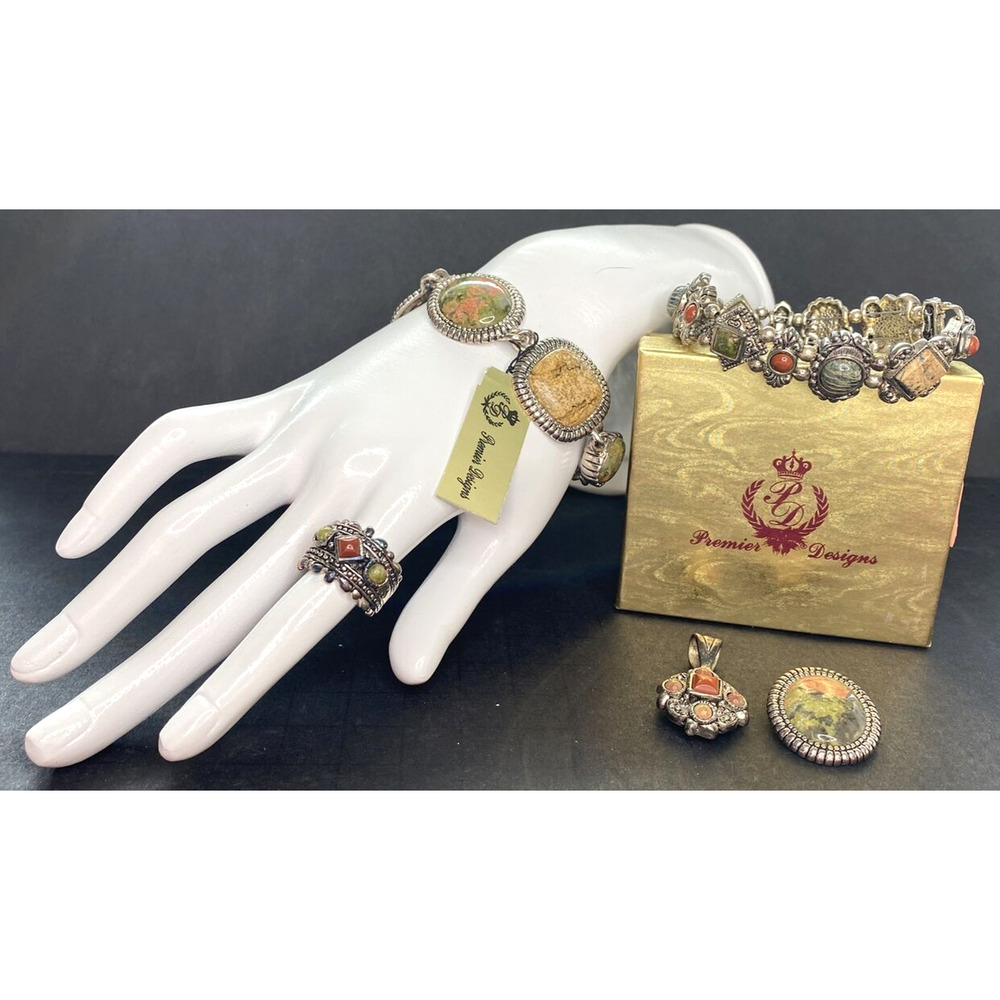 Premier Designs Jewelry‎ "Spice" Bracelets Pendant Clip Ring Set New SKU PD19
